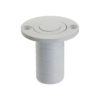 Zoo Hardware ZAS14A-PCW Dust socket for flush bolt-to Suit Wood - White Finish