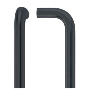 Zoo Hardware 19mm X 425mm Back To Back Pull Handle Set (With Grub Screws)- Rosso - Powder Coated Matt Black ZCSD425-GS-PCB