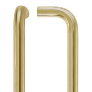 Zoo Hardware ZCSD300-PVDSB 19mm X 300mm Bolt Fix Pull Handle - Rosso - PVD Satin Brass
