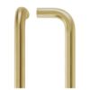 Zoo Hardware 19mm X 300mm Back To Back Pull Handle Set (With Grub Screws)- Rosso - PVD Satin Brass ZCSD300-GS-PVDSB