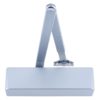 Zoo Hardware Size 2-4 Template Selectable Closer - Silver - Complete with Semi Radius Cover & Flat Arm ZDC0024S-SE