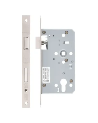 Zoo Hardware Mortice Escape Sashlock - 72mm Centres, 60mm Backset - Square Forend, Satin Stainless Steel ZDL7260ESC-S-SSS