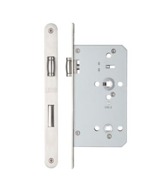 Zoo Hardware Lift To lock Kit Complete with Door Handle Set and Din Lock 60mm-Radius ZCS030LLSS-ZDL7260RLLSS
