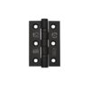 Zoo Hardware Door Hinges Stainless Steel Ball Bearing Grade 7 Certifire UKCA/CE 76mm Matt Black