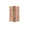 Zoo Hardware Door Hinges Stainless Steel Ball Bearing Grade 7 Certifire UKCA/CE 76mm PVD Bronze