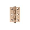 Zoo Hardware Door Hinges Stainless Steel Ball Bearing Grade 7 Certifire UKCA/CE 76mm Tuscan Rose Gold