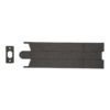 Zoo Hardware ZIF0160G-SQ 2mm Flush Bolt Intumescent to suit ZAS02 and ZAS03 square profile - 3 Sided - Graphite