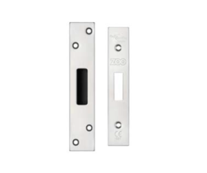 Zoo Hardware ZLAP11-PCW Spare Sq.Acc Pk for UK Deadlock - Contains Forend, Strike & Screws - Powder Coated White
