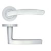 Zoo Hardware ZPA020-SC Santiago Door Handle on Rose Satin Chrome