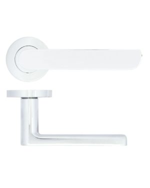Zoo Hardware ZPA040-CP Valencia Door Handle on Rose Polished Chrome