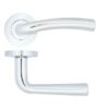 Zoo Hardware ZPA050-CP Seville Door Handle on Rose Polished Chrome