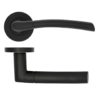 Zoo Hardware ZPA100-MB Andorra Door Handle on Rose Matt Black