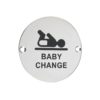 Zoo Hardware ZSS08-PVDSB Sex Symbol - Baby Change - 76mm - Dia PVD Satin Brass