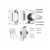 Era 1530-37-1 British Standard Keyless Egress Nightlatch Door Lock 40mm Polished Chrome