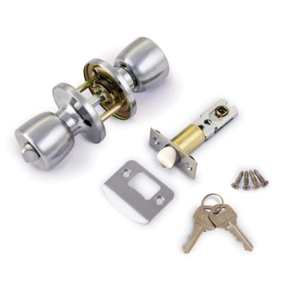 Era 166-52A Entrance Door Knobsets 50mm Satin Chrome