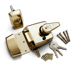 Era1930 British Standard High Security Double Locking Nightlatch Door Lock 60mm Polished Brass