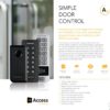 CODELOCKS AL3 Standalone Keypad Door Controller with RFID Black