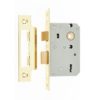 Era 473-32 3 Lever Sashlock 2 1/2" Brass Card 64mm Polished Brass