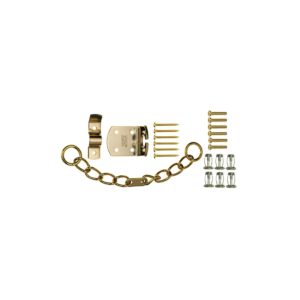 PVCU DOOR CHAIN.BRASS.POLY BAG POLISHED BRASS