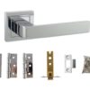 Atlantic Montana Dorpac (2.5" Latch, 3"x2" Hingesx3) - Polished Chrome ADPS40SPC25