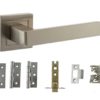 Atlantic Montana Dorpac (2.5" Latch, 3"x2" Hingesx3) - Satin Nickel ADPS40SSN25