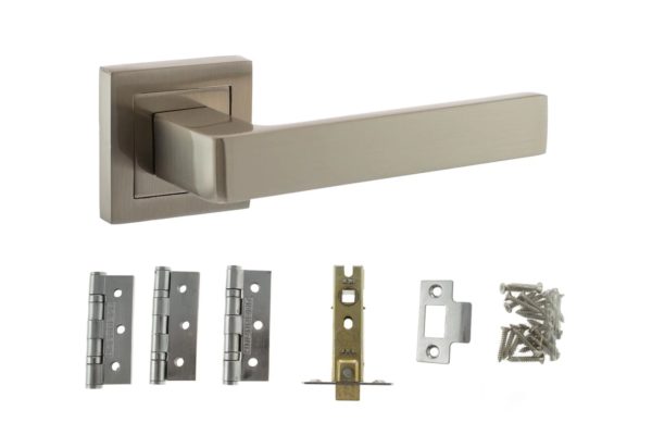 Atlantic Montana Dorpac (2.5" Latch, 3"x2" Hingesx3) - Satin Nickel ADPS40SSN25