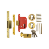 ERA 233-31A BS8621 Euro Mortice Deadlock Keyless Egress 64mm Polished Brass