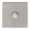 Eurolite Ecsn1D400Snw 1 Gang 400W Push On Off 2Way Dimmer Switch Concealed Satin Nickel Plate Matching Knob White Trim