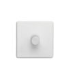 Eurolite Ecw1D400 1 Gang 400W Push On Off 2Way Dimmer Flat Concealed White Plate