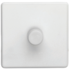 Eurolite Ecw1Dled 1 Gang Led Push On Off 2Way Dimmer Flat Concealed White Plate