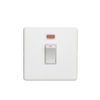 Eurolite Ecw20Adpswnw 1 Gang 20Amp Dp Switch With Neon Flat Concealed White Plate White Rocker