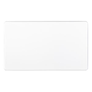 Eurolite Ecw2B Double Blank Flat Concealed White Plate