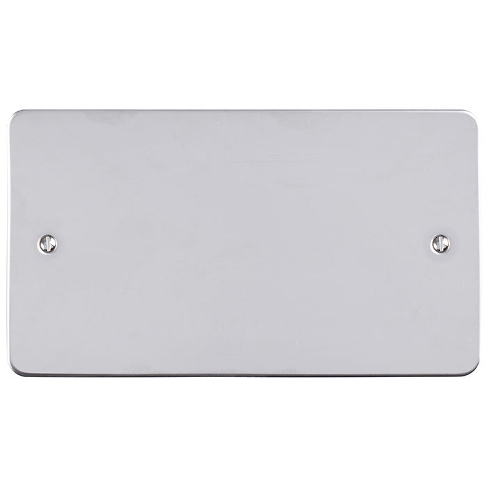Eurolite Pss2B Double Blank Round Edge Polished Stainless Steel Plate