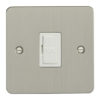 Eurolite Efsssuswfssw 13Amp Unswitched Fuse Spur Enhance Flat Satin Stainless Steel Plate Matching White Trim