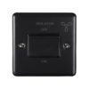 Eurolite Enfswmbb 6Amp Fan Isolator Switch Matt Black Enhance Range Black Trim