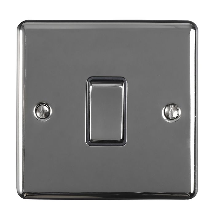 Eurolite Enhance Decorative Intermediate Switch - Black Nickel