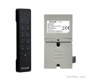 CODELOCKS Electronic Kitlock KL1100 Keypad Front Plate and Latch Gloss Black