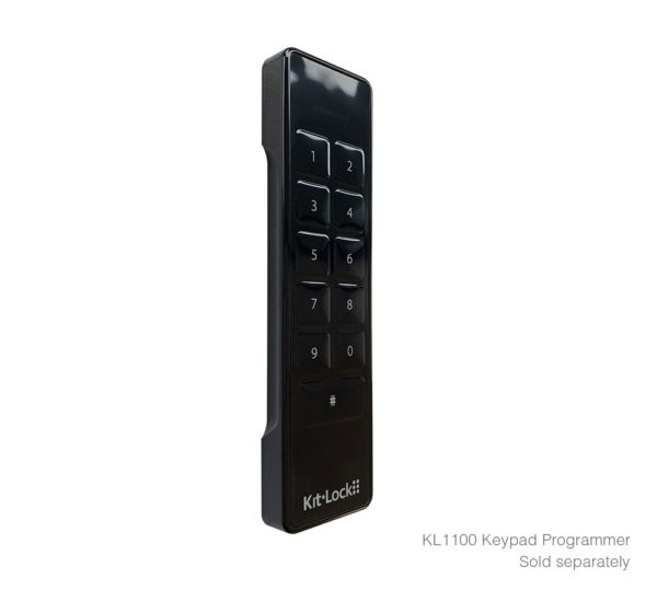 CODELOCKS Electronic Kitlock KL1100 RFID Cabinet Lock Front Plate and Latch Gloss Black