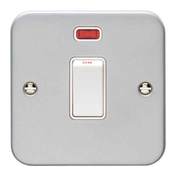 Eurolite Utility 20Amp Switch With Neon Indicator - Grey