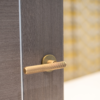 Millhouse Brass Stephenson Designer Lever on 5mm Slimline Round Rose - Urban Dark Bronze MHSR250UDB