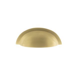 Old English Lincoln Solid Brass Victorian Knob 38mm on Concealed Fix - Satin Brass OEC1238SB