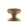 Old English Lincoln Solid Brass Victorian Knob 38mm on Concealed Fix - Satin Brass OEC1238SB