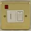 Eurolite Stainless steel Switched Fuse Spur - Polished Brass