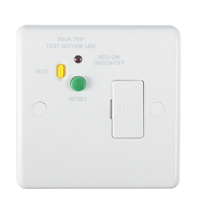 Eurolite Pl5033 13A Unswitched Fused Spur, Passive-30Ma Type A, White Plastic