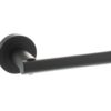 STATUS Nebraska Lever on Round Rose - Matt Black S28RMB