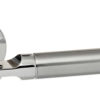 STATUS Dakota Lever on Round Rose - Satin Chrome/Polished Chrome