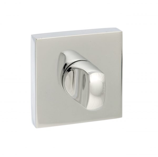 Senza Pari WC Turn and Release *for use with ADBCE* on Flush Square Rose - Polished Chrome
