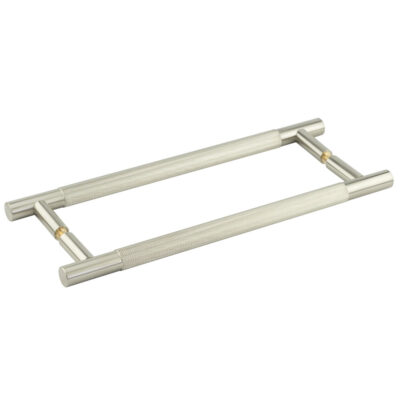 Bari Pull Handles 300mm Satin Nickel Back to Back