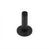 Burlington Plain Wall Mounted Door Stops Plain Rose Black