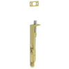 150x20mm Satin Brass Lever Action Radius Flush Bolt